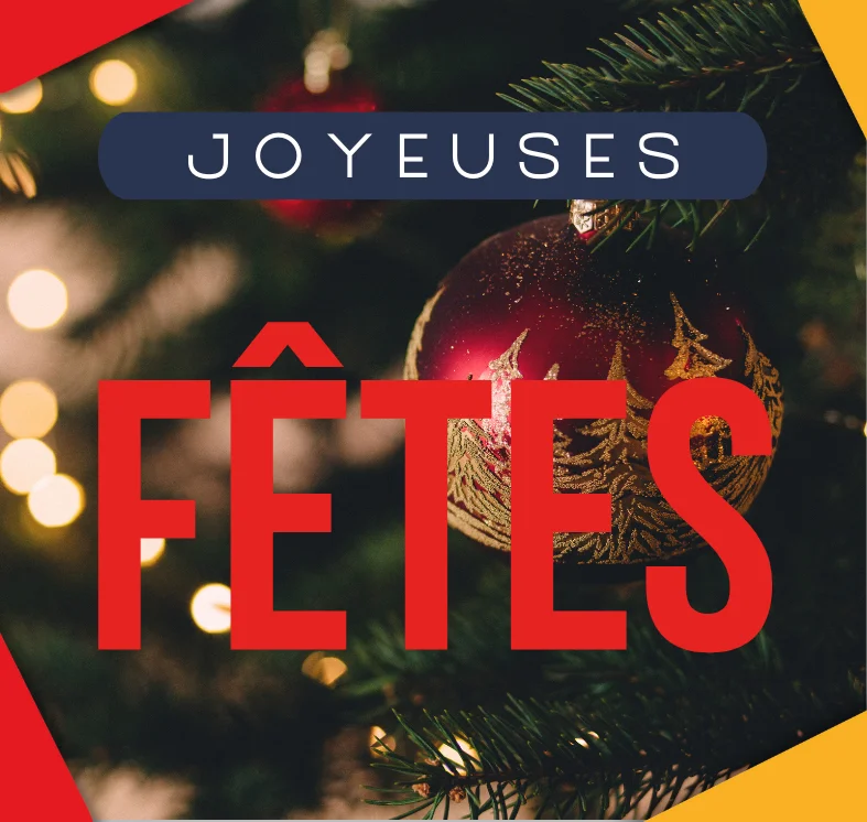 Joyeuses fêtes de fin d'année !